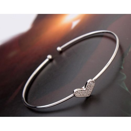 Bratara argint iubire eterna, Elemente Swarovski 