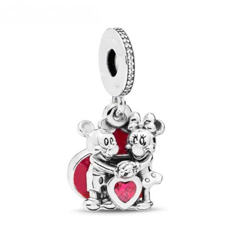 Talisman Charm Pandora argint Minnie Love