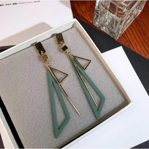 Cercei Creative, placat cu aur 14K