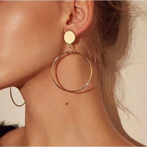 Cercei Estelle, placat cu aur 14K