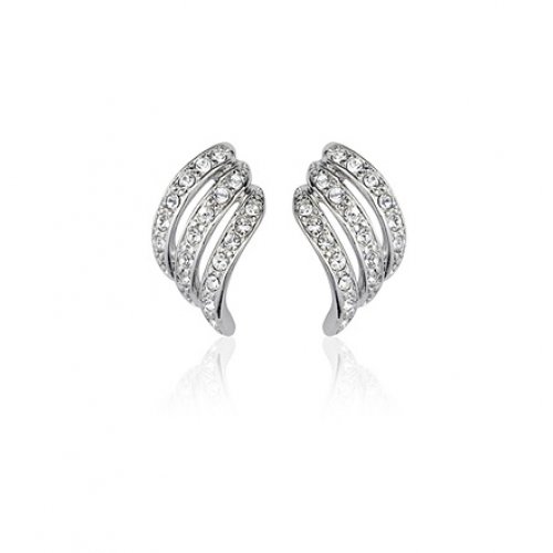Cercei argint Viata Pura, Elemente Swarovski
