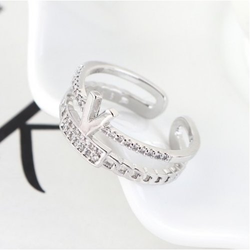 Inel argint Victoria, Elemente Swarovski 