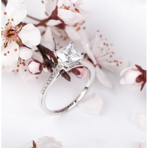 Inel argint Ivy, Elemente Swarovski 