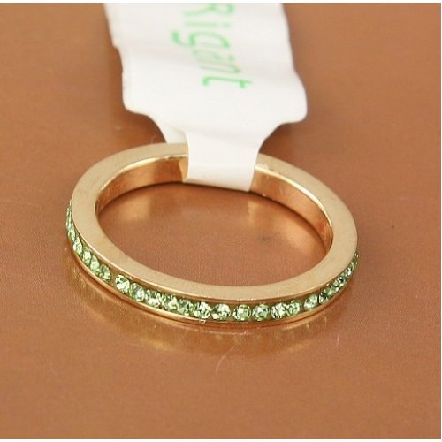 Inel Glam, placat cu aur 14K, Elemente Swarovski