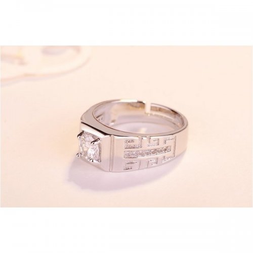 Inel argint reglabil femei Regina Grecesc, Elemente Swarovski 