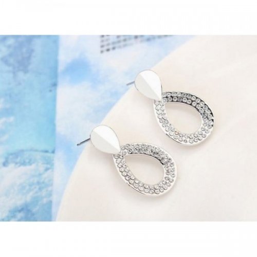 Cercei argint Lacrima, cu Elemente Swarovski Cercei argint Lacrima, cu Elemente Swarovski