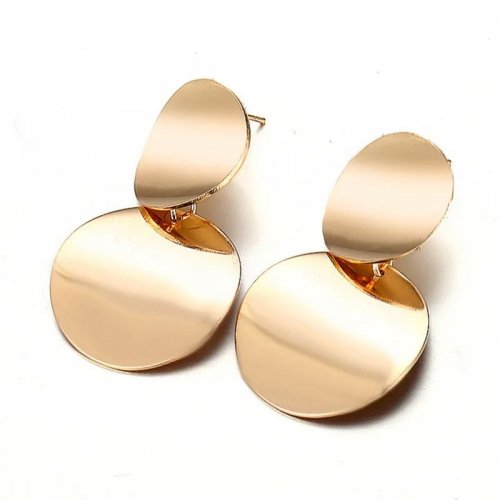 Cercei femei Vintage inele pline gold Big Cercei femei Vintage inele pline gold Big